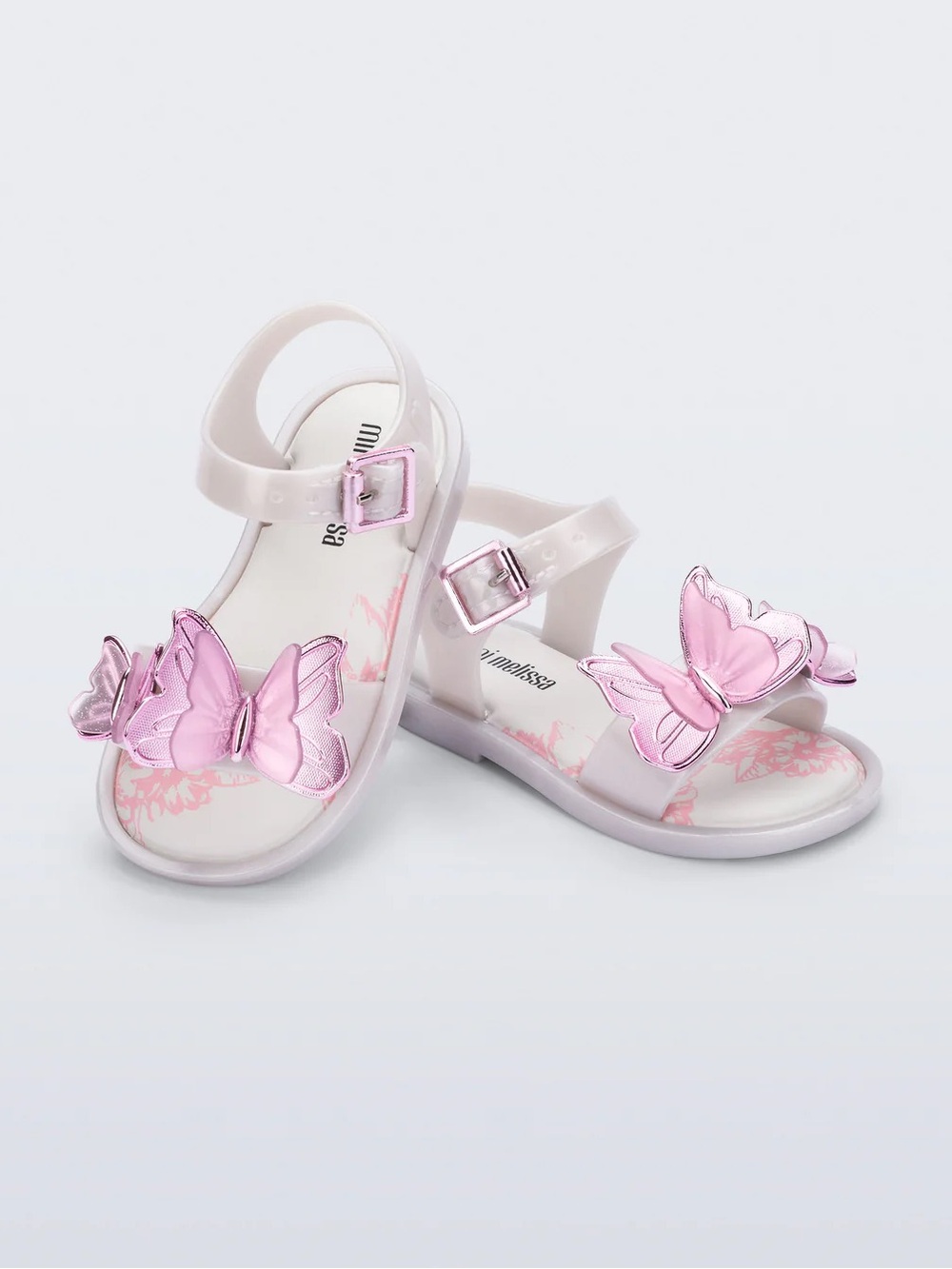 MINI MELISSA girls Butterfly Sandal